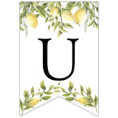 Lemon aangepaste tekstballingvlag Vlaggetjes (Tweede vlag)