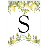 Lemon aangepaste tekstballingvlag Vlaggetjes (Derde vlag)