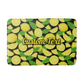 Lemon-achtergrond Badmat (Voorkant)