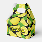 Lemon-achtergrond Bedankdoosjes (Achterkant)