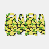 Lemon-achtergrond Bedankdoosjes (Uitgevouwen)