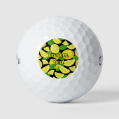 Lemon-achtergrond Golfballen (Voorkant)