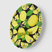 Lemon-achtergrond Grote Klok (Hoek)