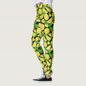 Lemon-achtergrond Leggings (Links)