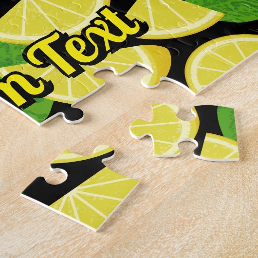 Lemon-achtergrond Legpuzzel (Zijkant)