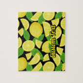 Lemon-achtergrond Legpuzzel (Verticaal)
