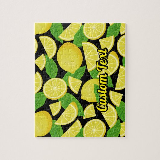 Lemon-achtergrond Legpuzzel (Verticaal)
