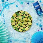 Lemon-achtergrond Papieren Bordje (Feest)