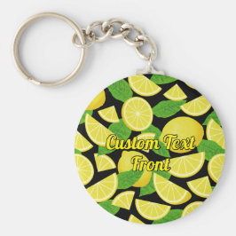 Lemon-achtergrond Sleutelhanger
