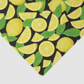 Lemon-achtergrond Tissuepapier (Detail)