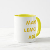 Lemon Ade Yellow Citrus Pitcher Mok (Voorkant rechts)