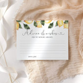 Lemon-advies en wensen vrijgezellenfeest kaart