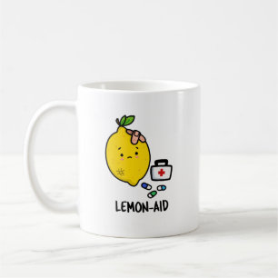 Lemon-aid Funny First Aid Lemon Pun Koffiemok