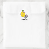 Lemon-aid Funny First Aid Lemon Pun Ronde Sticker (Tas)