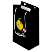 Lemon-aid Grappig EHBO Lemon Pun Dark BG Klein Cadeauzakje (Voorkant Gekanteld)