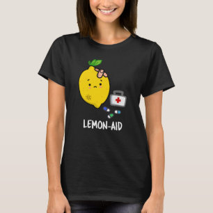 Lemon-aid Grappig EHBO Lemon Pun Dark BG T-shirt