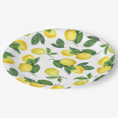 Lemon Amalfi Wedding | Outdoor Italian Citrus Papieren Bordje (Gekanteld)