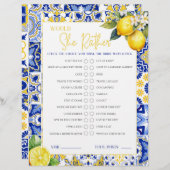 Lemon Amalfi wil dat ze liever Vrijgezellenfeest s (Voorkant / Achterkant)