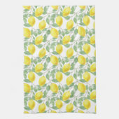 Lemon and Leaves Pattern Theedoek (Verticaal)