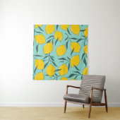 Lemon Art Mode Abstract Naadloos Wandkleed (In situ)