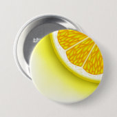 Lemon-artikelen Ronde Button 7,6 Cm (Voorkant /achterkant)