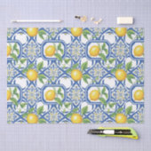 Lemon Azulejo Tegels Patroon Tissuepapier (Craft)