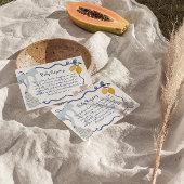 Lemon Baby Boy Gift Registry Details Informatiekaartje