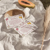 Lemon Baby Girl Gift Registry Details Informatiekaartje