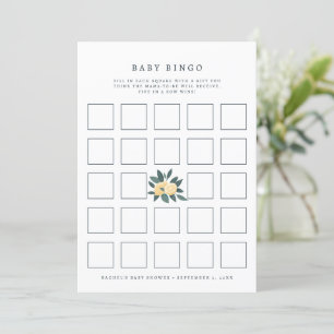 Lemon baby shower Bingo Spelkaart Kaart