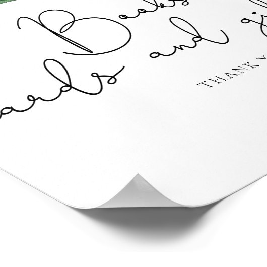 Lemon baby shower Boeken kaarten en geschenken Poster (Hoek)