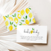 Lemon Baby shower boeken voor Baby Kaarten