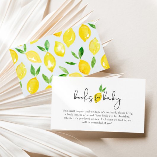 Lemon Baby shower boeken voor Baby Kaarten