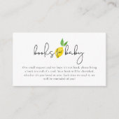 Lemon Baby shower boeken voor Baby Kaarten (Voorkant)