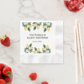 Lemon Baby Shower Candy  Servet (Insitu)