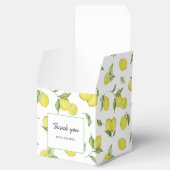 Lemon Baby shower Dank u Bedankdoosjes (Geopend)