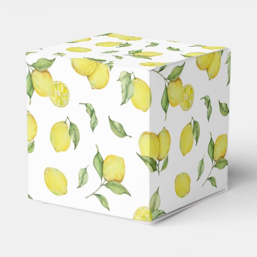 Lemon Baby shower Dank u Bedankdoosjes (Achterkant)