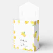 Lemon Baby shower Elegant Dank u het Lijst van het Bedankdoosjes (Geopend)