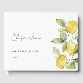 Lemon Baby shower Gastenboek (Voorkant)