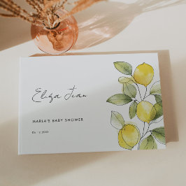 Lemon Baby shower Gastenboek