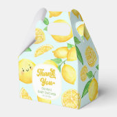 Lemon Baby shower Hartelijk dank Bedankdoosjes (Voorkant Zijde)