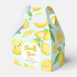 Lemon Baby shower Hartelijk dank Bedankdoosjes