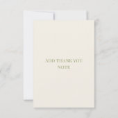 Lemon Baby shower - Hartelijk dank Bedankkaart (Achterkant)