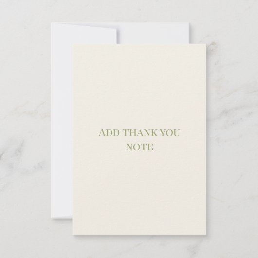 Lemon Baby shower - Hartelijk dank Bedankkaart (Achterkant)