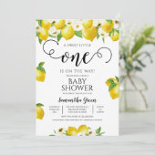 Lemon Baby shower Kaart (Staand voorkant)