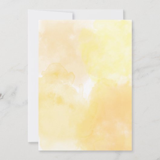 Lemon Baby shower Kaart (Achterkant)