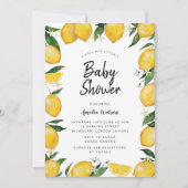 Lemon Baby shower Kaart (Voorkant)