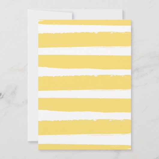 Lemon Baby shower Mama's Main Squeeze Baby shower  Kaart (Achterkant)