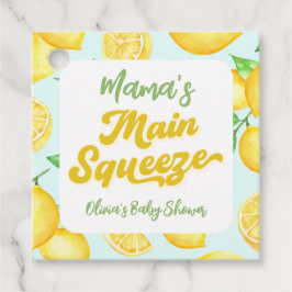 Lemon Baby shower Mama's Main Squeeze Bedankjes Labels