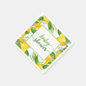 Lemon Baby shower Napkin Servet (Hoek)