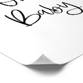 Lemon Baby shower Oh Baby Sign Poster (Hoek)